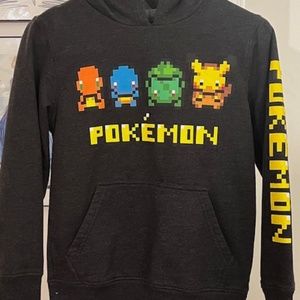 Pokemam official dark gray hooded sweatshirt youth (M) runs large